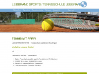 leibbrand-tennis.de Webseite Vorschau