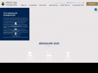jerusalemfoundation.org Webseite Vorschau