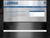 leibold-metallschleiferei.de Webseite Vorschau