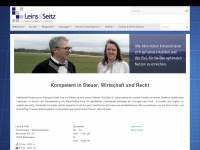 leins-seitz.de Webseite Vorschau