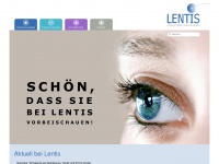 lentis.de Webseite Vorschau