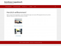 lepadusch.de Webseite Vorschau
