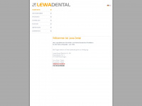 lewa-dental.de Webseite Vorschau
