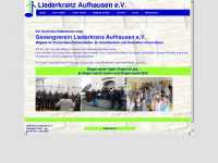 liederkranz-aufhausen.de Webseite Vorschau