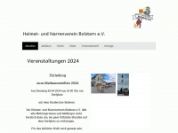 narrenverein-bolstern.de Webseite Vorschau