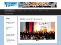 liederkranz-ehningen.de Webseite Vorschau