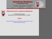 liederkranz-maulbronn.de Webseite Vorschau