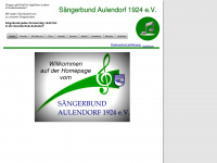saengerbund-aulendorf.de Webseite Vorschau