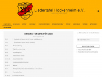 liedertafel-hockenheim.de Webseite Vorschau