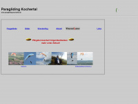 paragliding-kochertal.de Webseite Vorschau