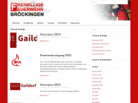 feuerwehr-broeckingen.com Webseite Vorschau