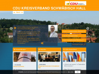 cdu-sha.de Webseite Vorschau
