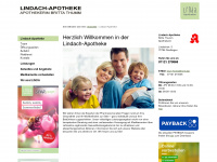 lindach-apotheke.de Webseite Vorschau