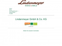 lindenmeyer.de Webseite Vorschau