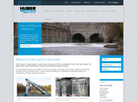 huber.co.uk Webseite Vorschau