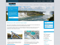 huber-technology.com Webseite Vorschau