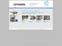 lippmann-metall.de Webseite Vorschau
