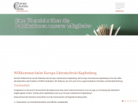 europa-literaturkreis.net Webseite Vorschau