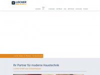 locher-gmbh.de Webseite Vorschau