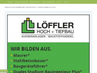 loefflerbau.de Webseite Vorschau
