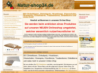 natur-shop24.de Webseite Vorschau