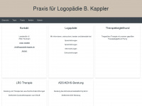 logopaedie-kappler.de Webseite Vorschau
