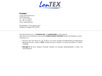 lontex.de Webseite Vorschau