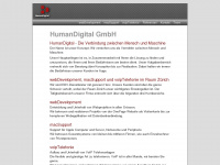 humandigital.ch Webseite Vorschau