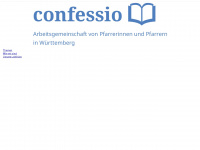 confessio-wue.de Webseite Vorschau