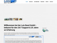luis-band-service.de Webseite Vorschau