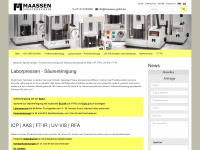 maassen-gmbh.de Webseite Vorschau