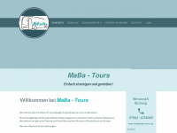 maba-tours.de Webseite Vorschau