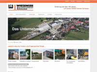 wiesensee.de Webseite Vorschau