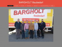 bargholt-baubedarf.de Webseite Vorschau