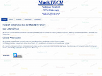 macktech.de Webseite Vorschau