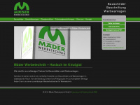 maeder-werbetechnik.de Webseite Vorschau