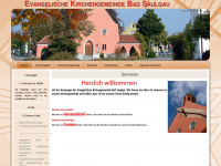evkirche-badsaulgau.de Webseite Vorschau