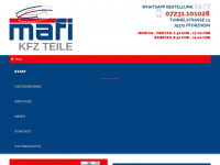 mafi-kfz.de Webseite Vorschau