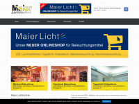 maier-lichttechnik.de Webseite Vorschau