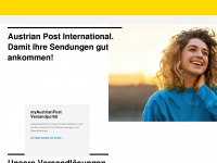 austrianpost.de Webseite Vorschau