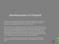 pantanal.ch Webseite Vorschau