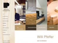willi-pfeffer.de Webseite Vorschau