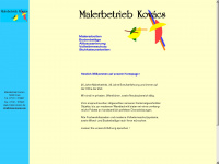 maler-kovacs.de Webseite Vorschau