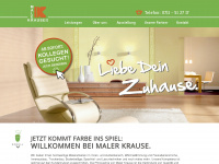 malerkrause.com Webseite Vorschau