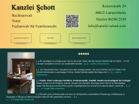kanzlei-schott.com Webseite Vorschau