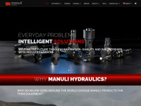 manuli-hydraulics.com Webseite Vorschau