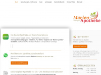marienapotheke-mengen.de Webseite Vorschau
