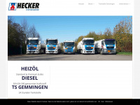 hecker-mineraloele.de Webseite Vorschau