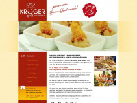 krueger-partyservice.de Webseite Vorschau