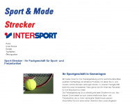 sport-strecker.de Webseite Vorschau